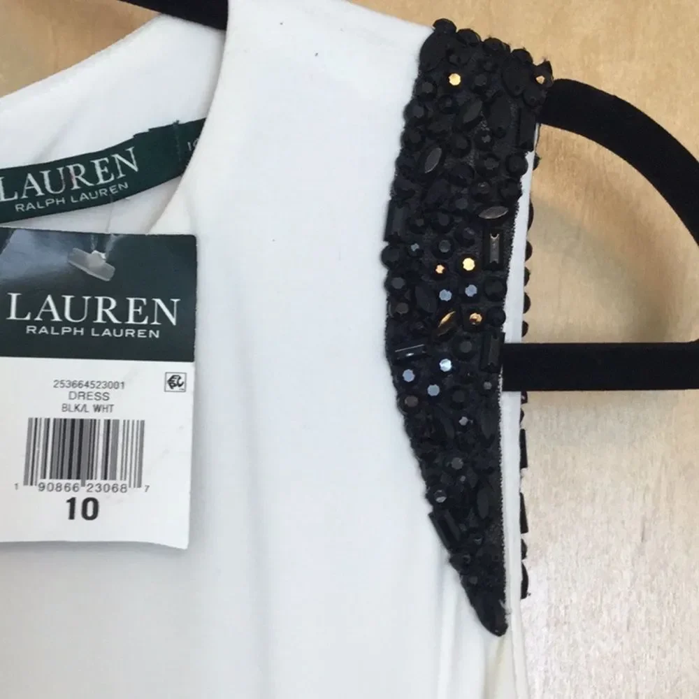 Lauren Ralph Lauren Womens Colorblock Embellished - Picture 2 of 7